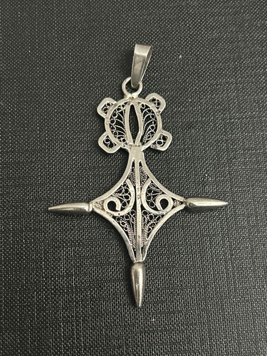 Pendentif argent ancienne - argent,