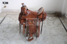 Western saddle roping ranch - saddle,