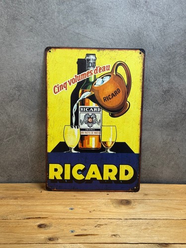 Plaque métal ricard 862 - plaque,