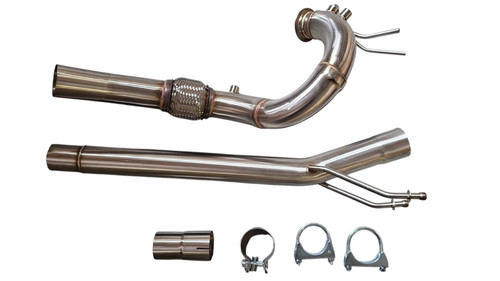 Defap downpipe 63mm golf - vw,