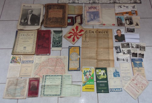 Lot documents anciens photos