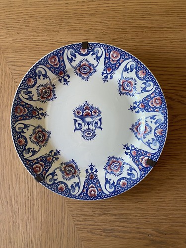 Grande assiette plat - plat, en