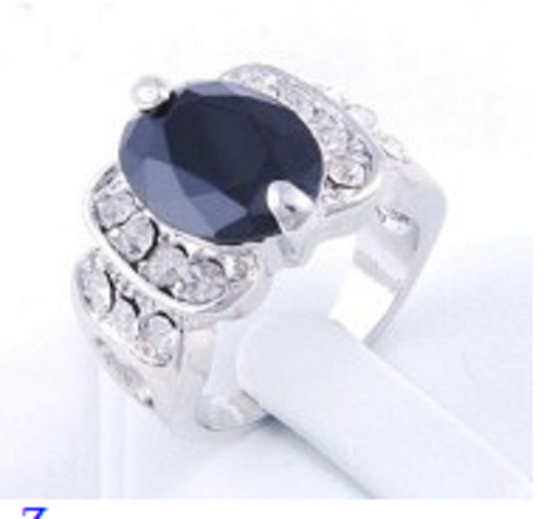 Bague plaqué blanc - or,