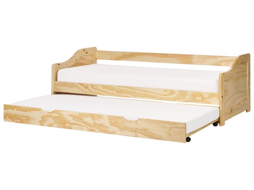 Lit gigogne bois pin - lit, en