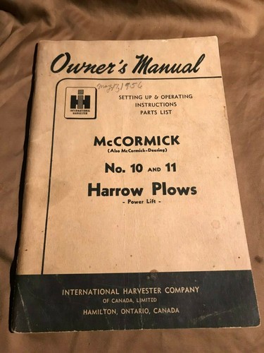 Vintage 1950 mccormick deering - vintage, mccormick-deering