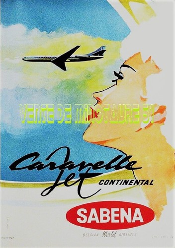 Aviation caravelle jet - aviation,