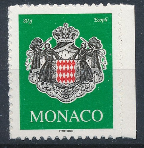 Timbre monaco 2502 - monaco, armoirie