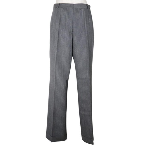 Pantalon large burberry laine - large,