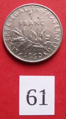 Pièce franc 1960 - pièce, franc,