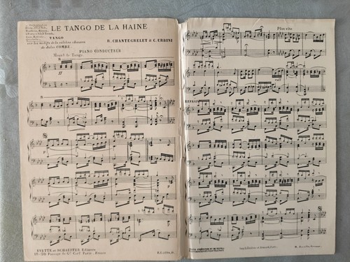 Rare partition petit orchestre - rare,