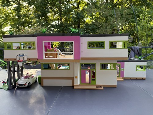 Villa playmobil aménagée - villa,