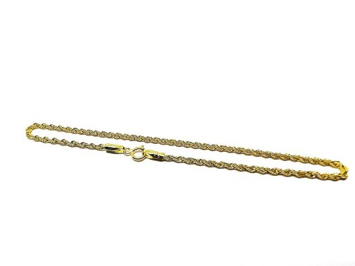 Bracelet corde jaune - corde, or