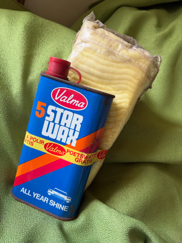 Vintage valma star wax tin - 5,