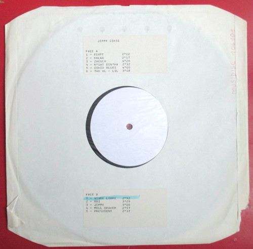 Jimmy oihid test pressing - jimmy, test-