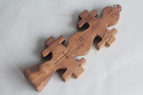 Sceau bois croix - croix, (74222)