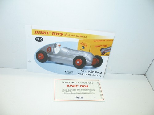 Fiche certif dinky toys - fiche,