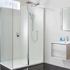 Plateau en résine en pierre de douche de luxe 10 mm 1500 x 800 garantie à vie facile à nettoyer