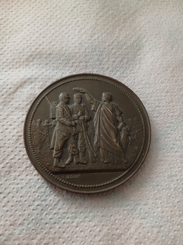Médaille bronze société - médaille, de