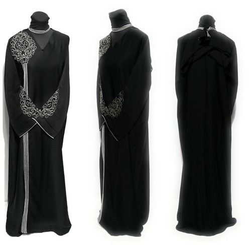 Femme fermé avant abaya robe - femme,
