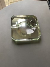 CENDRIER ART DECO EN VERRE DE