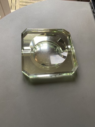 Cendrier art deco - en, verre