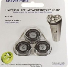 3 tetes de rasoir adaptables