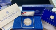 COFFRET USA  UNITED STATES OF AMERICA 1 DOLLAR EN ARGENT DE LA CONSTITUTION 1987