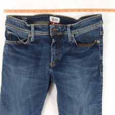 Hommes Tommy Hilfiger SIMON Ajusté Skinny Élasthanne Bleu Jeans W32 L32