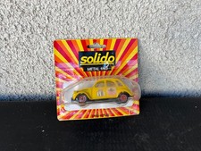Citroën 2CV n°18 – Solido – miniature en carte blister