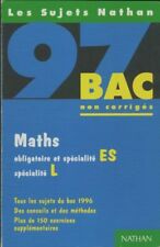 Maths terminales es/l : Enseignement ... - Nathan Technique - V443228