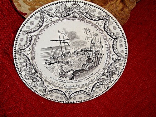 Superbe assiette creil - assiette,