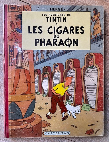 Herge tintin cigares - tintin,