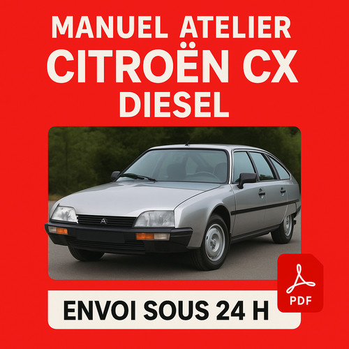 Manuel atelier citroën - citroën, cx