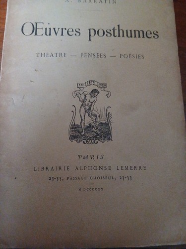 œuvres posthumes - Œuvres,
