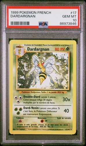 Carte pokémon dardargnan rare - carte,