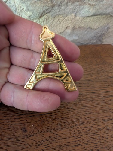 Broche dorée yves saint - broche,