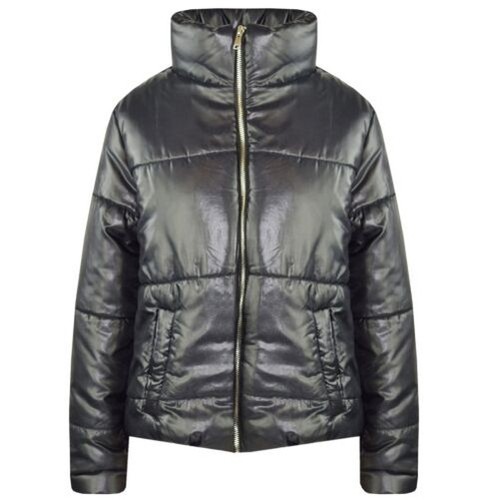 Veste fille noir wetlook - noir,