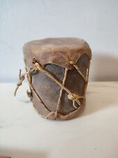 Petit Tambour chamanique ancien peau Madagascar / Océan Indien / Afrique