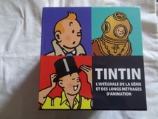 Tintin : l'intégrale de la série et des longs métrages DVD + 8 cartes.