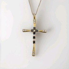 Collier homme avec croix - collier,