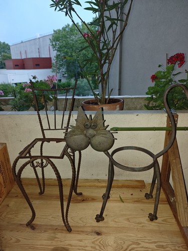 Lot supports pot fleurs - 2,
