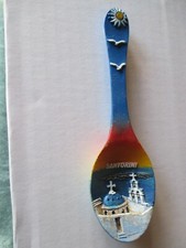 Magnet  Aimant , Frigo SANTORINI cuillère en bois