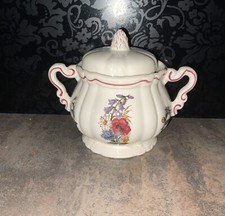 Ancien Pot à Sucre, Faïence,SARREGUEMINES,DIGOIN,modèle AGRESTE.art De La Table