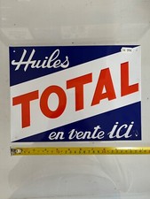 Plaque Huiles Total