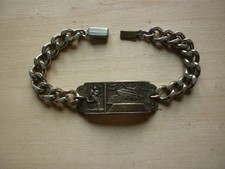 gourmette militaire plaque