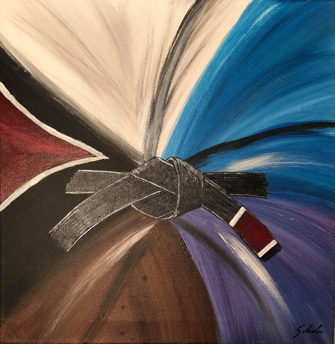Tableau moderne abstrait - , en