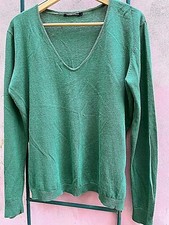 Pull V laine mérinos neuf T3