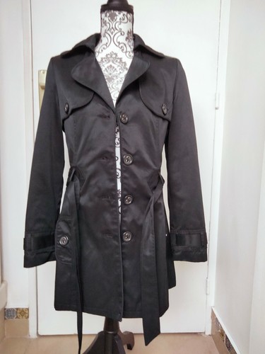 Joli trench noir neuf - joli,