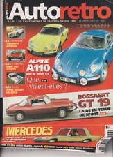 AUTO RETRO N°306 BOSSAERT GT 19 / ALPINE A110 / TRIUMPH VITESSE / DINO 246 GT