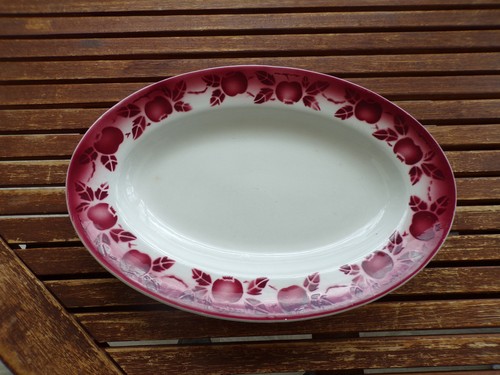 Plat service ovale pommes - de,